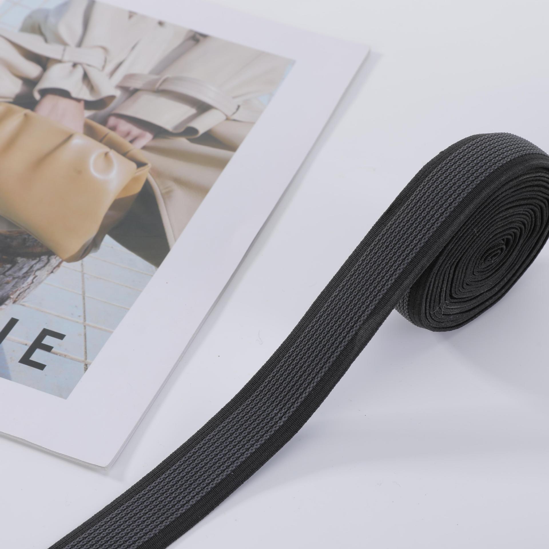 Soft high elasticity breathable ultra-thin fish silk loose and tight strap skin friendly elastic band high elasticity band printed elastic band