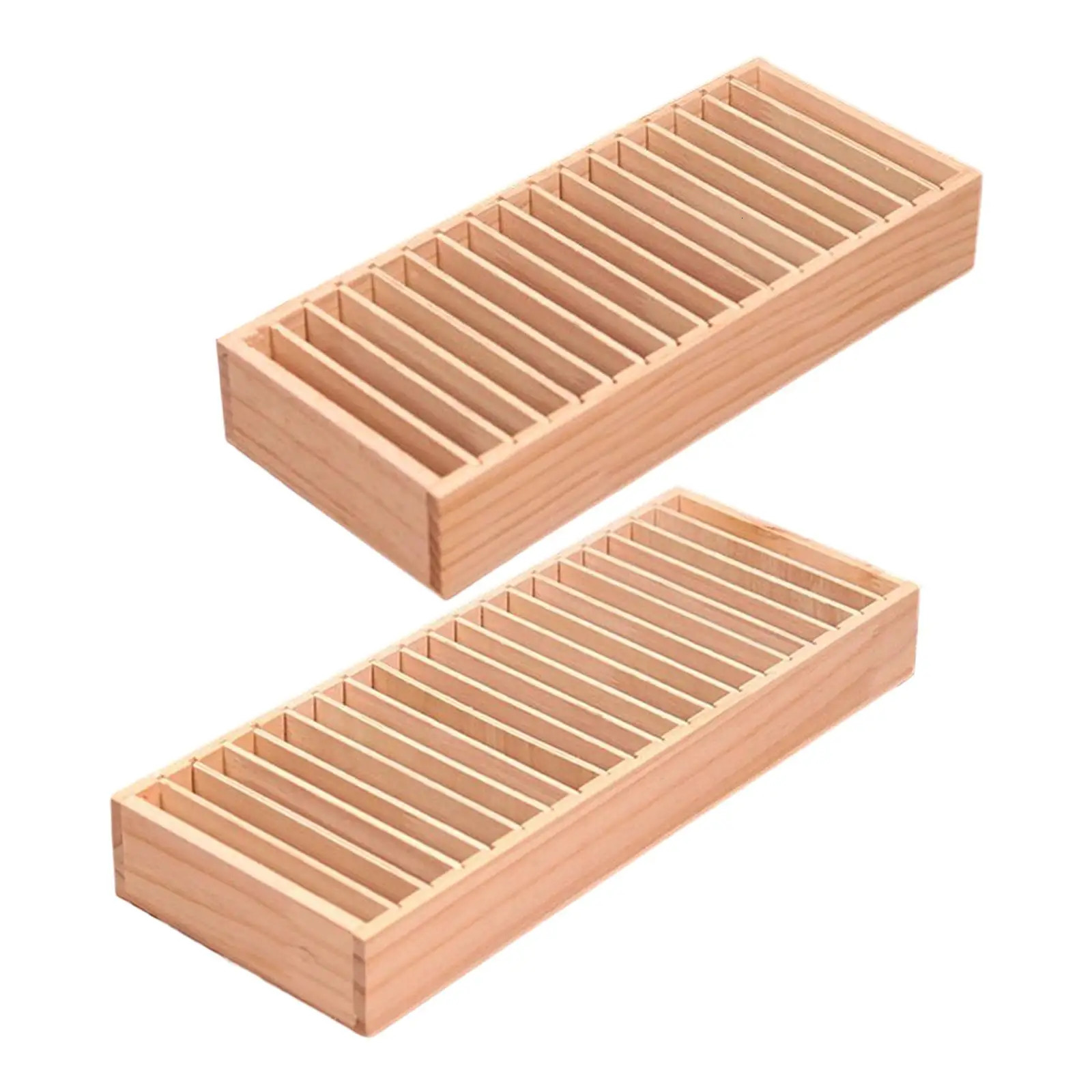 Wood Headband Holder Bracelets Storage Display Box for Jewelry Shop Display Accessory Lightweight Professional Durable 250106