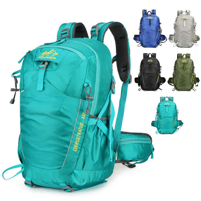 New Sport Outdoor Waterproof Nylon Backpack With Large Capacity Travel Backpack Print Travel Bag Daypack 240920