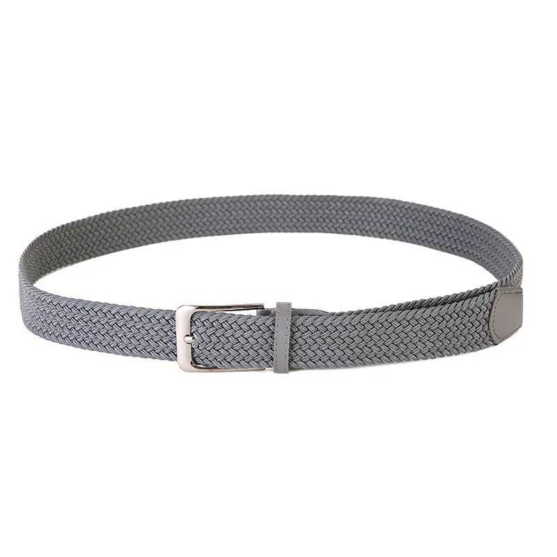Plus Large Size 130 140 150cm Elastic Womens Casual Belt Womens Stamped Belt Elastic Canvas Buckle Trouser Belt W250109