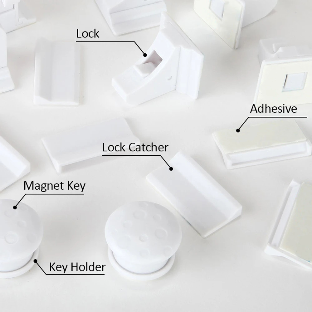 Baby Safety Lock Invisible Kids Security Drawer Cabinet Door Magnetic Child Limiter Children Protection 241230