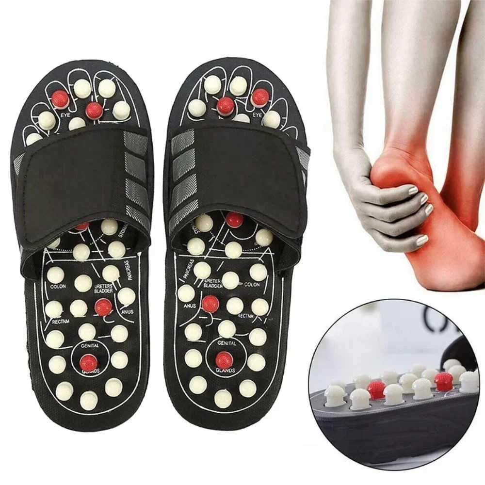 New Arrival Massage sliders for mens and womens foot reflex massage non slip shoes waterproof Acupoint massage flat slider T250108