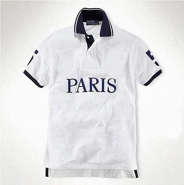 Summer New Polos Shirt European and American Mens Short sleeved Casual Color Block Pure Cotton Large T-shirt Designer T-shirt Polos Embroidered Fashion T-shirt