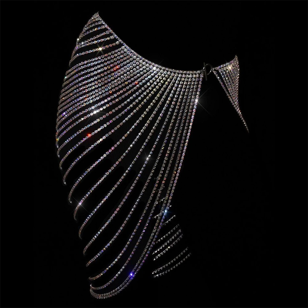 Fashion Tassel Crystal Waistchain Jewelry Exquisite Shining Nightclub Rhinestone Waistchain Jewelry Body Accessories 250107