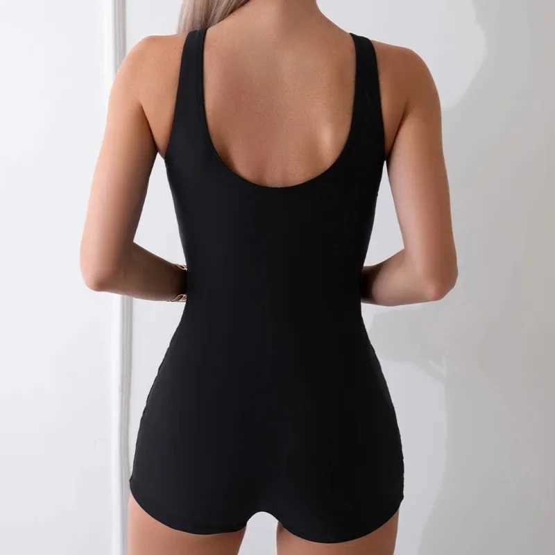Sexy One Piece Large Swimsuits Closed Plus Size Swimwear Push Up Women Swim Body Bathing Suit Fa Beach Swim Pool Bather 2025XJ240108