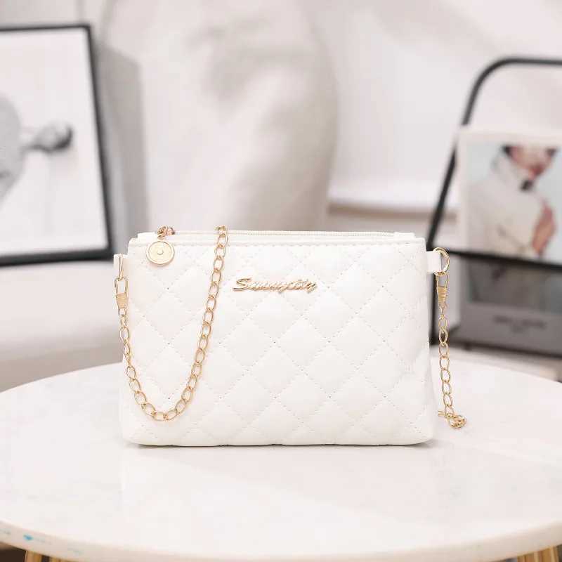 Wholesale Leisure Classic Small Bag 2024 New Fi and Simple Lingge Embroidered Shoulder Bag Chain Crossbody BagXJ250108