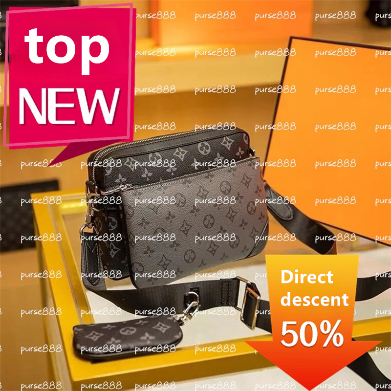 Top Quality Evening Bag Cross Body Wallets Leather Patchwork New Men Women handbag shoulder bags designer handbags fashion bag wallet Cross Body