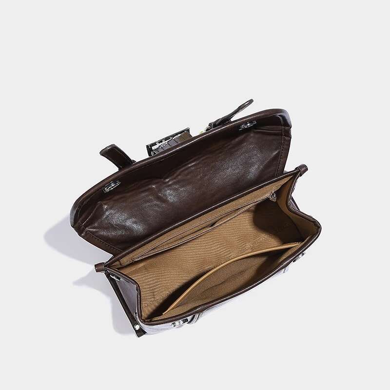 Tote Backpack Bags For Women Designer Handbags And Purses 2025 New In Vintage Rivet Lock Decoration Shoulder Crossbody