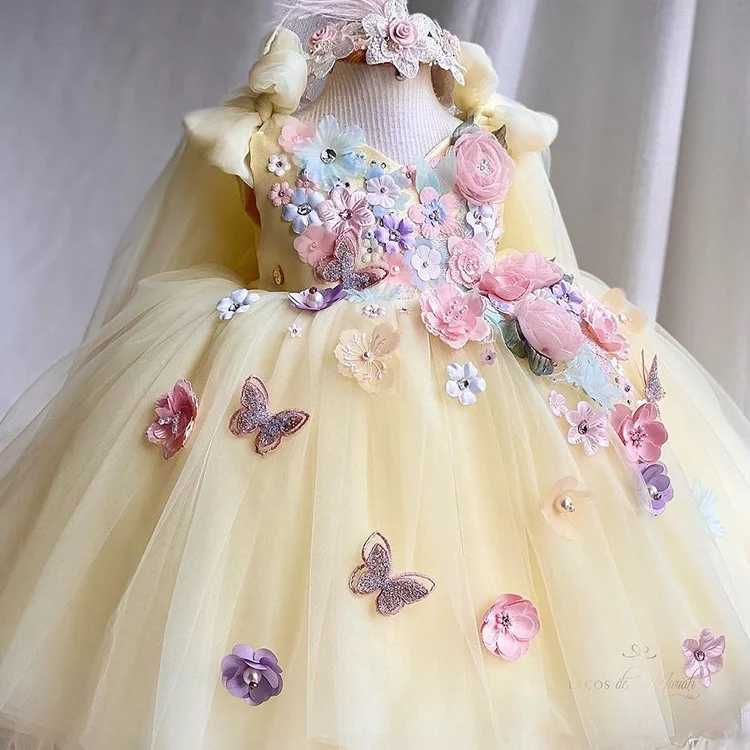 Girls Dress 2024 New Childrens Sequin Princess Dress Fashionable One Shoulder Luxury Fluffy Dress Carnival Performance ClothinXJ250108