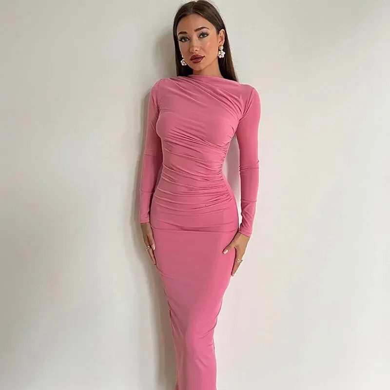 Lace Dress, Women's Spring Autumn Long Sleeve Party - Elegant Club Evening Streetwear Bodycon Dress Items C260311
