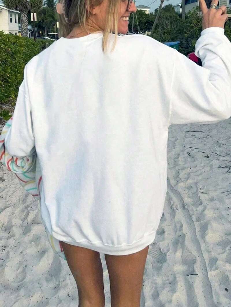 Street Women's Designer Hooded Sweatshirt With French Pattern Print Pullover Wool Warm And Comfortable Round Neck Sweatshirt Autumn And Winter St