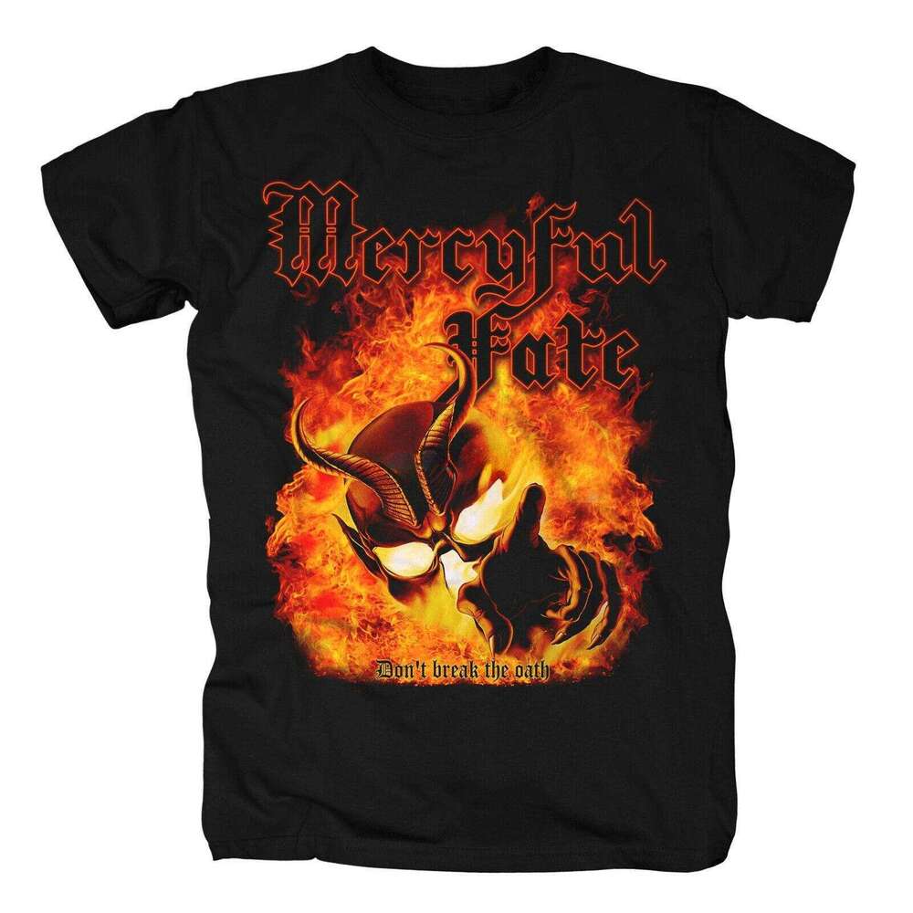 summer tops Mercyful Fate Dont Break The Oath Shirt S-4