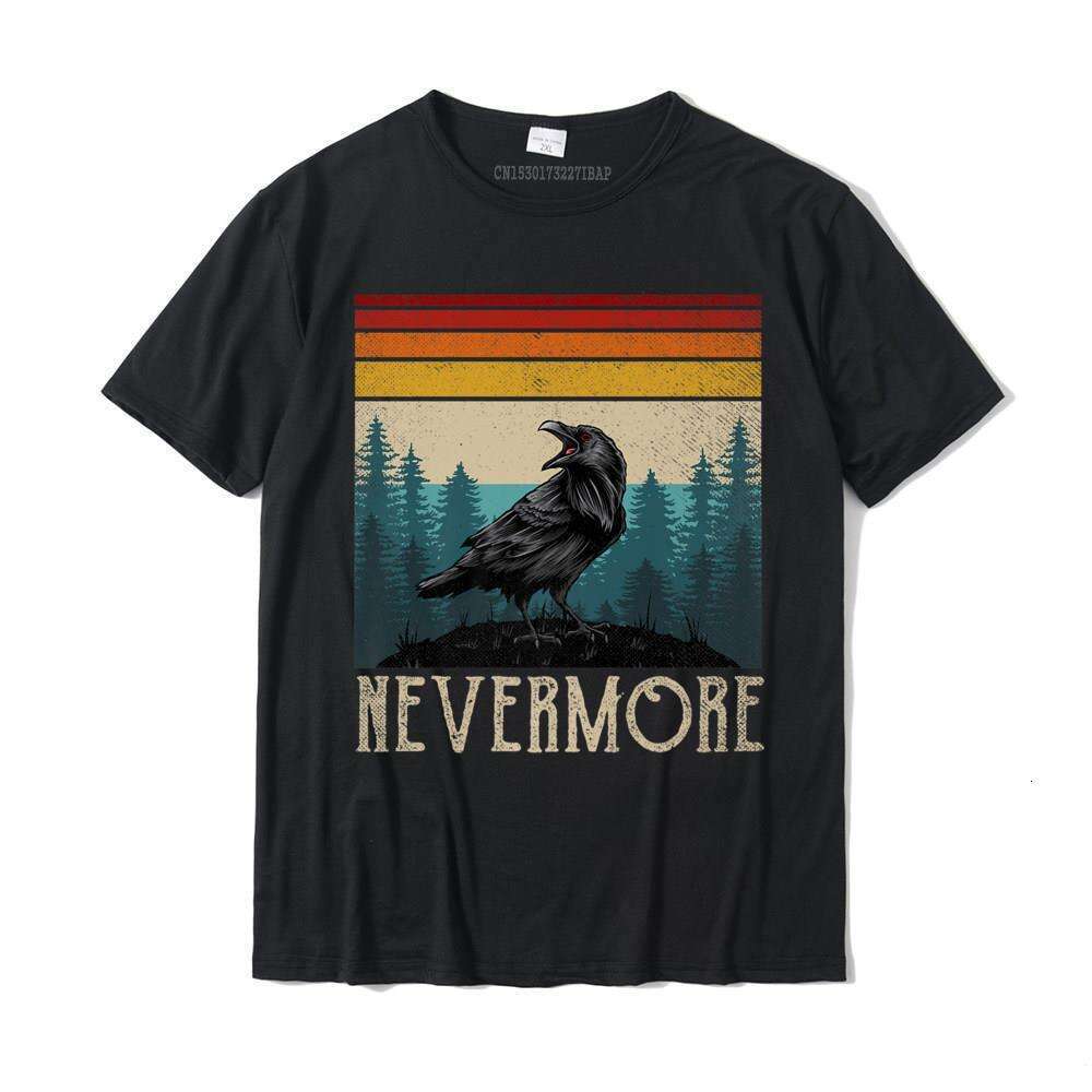 Vintage Nevermore Shirt Edgar Allan Poe The Raven Premium T-Shirt