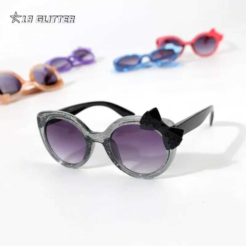 2024 Cute Cat Eye Childrens Sunglasses Butterfly Bow Sunglasses Cute Baby Glasses Trend Girls and Boys Glasses W250109