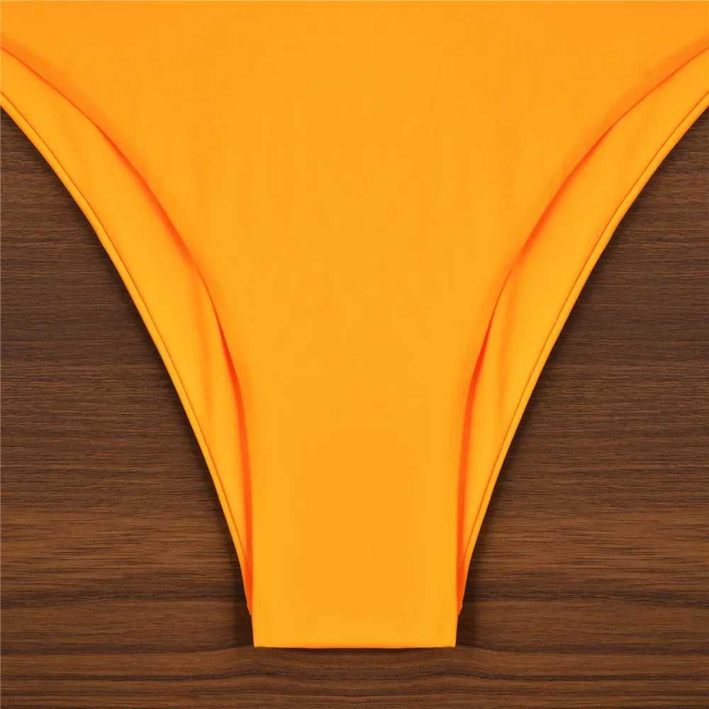 Sexy Yellow One Shoulder Swimwear Woman 2025 One Piece Swimsuits Cut Out Monokini Bathing Suit Beach Swimming Wear Bather SummerXJ240108