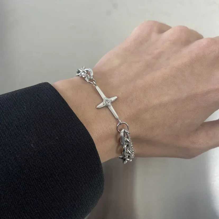 Y2K Vintage Star Bracelet Punk Multilayer Chain Bracelets for Women Hip Hop Jewelry Man Tren Aesthetic Bangles Fashion NewXJ250109