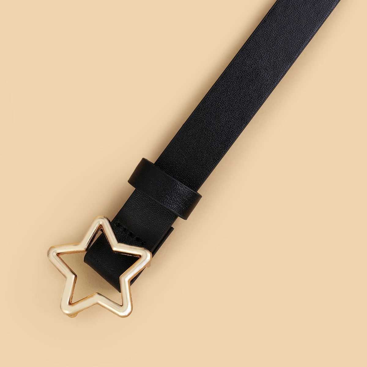 Home>Products>Y2K Womens Belts>Metal Five Star Buckle W250109
