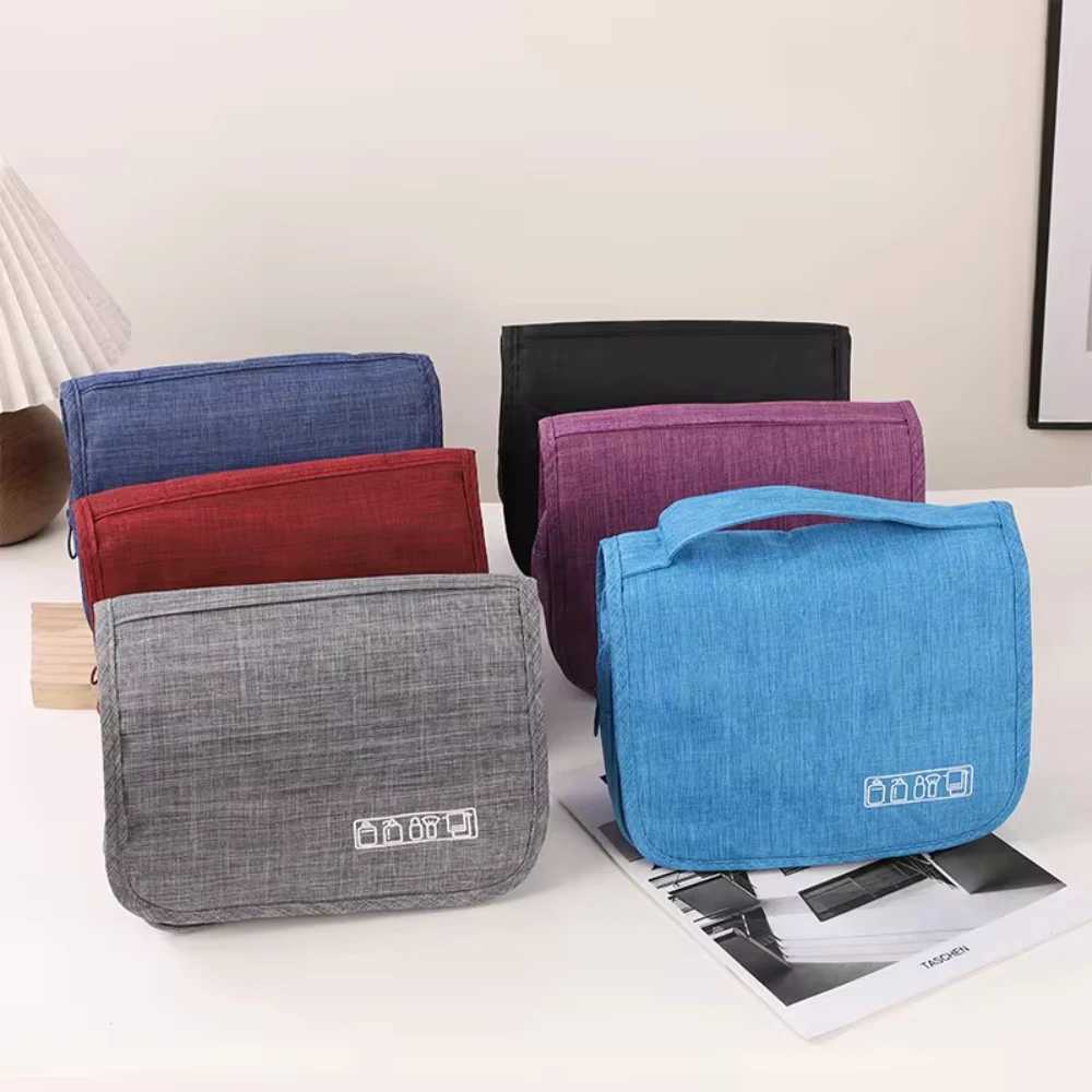 Oxford fabric mens business portable storage bag toilet organizer womens makeup bag waterproof hanging travel washing bag W250109