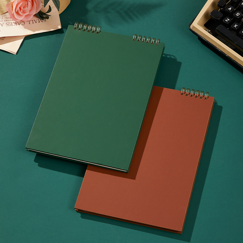 Classic Spiraled Work Log Notebook for Professionals Stylish Retro Look & Quality Craftsmanship
