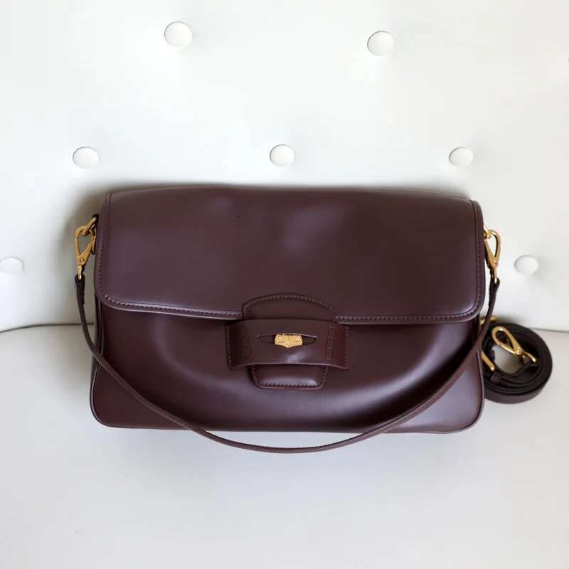 Soft Cowhide Gold Coin 2025 Niche Genuine Leather Shoulder Crossbody Fashion Ladies Large Capacity Portable Armpit Bag