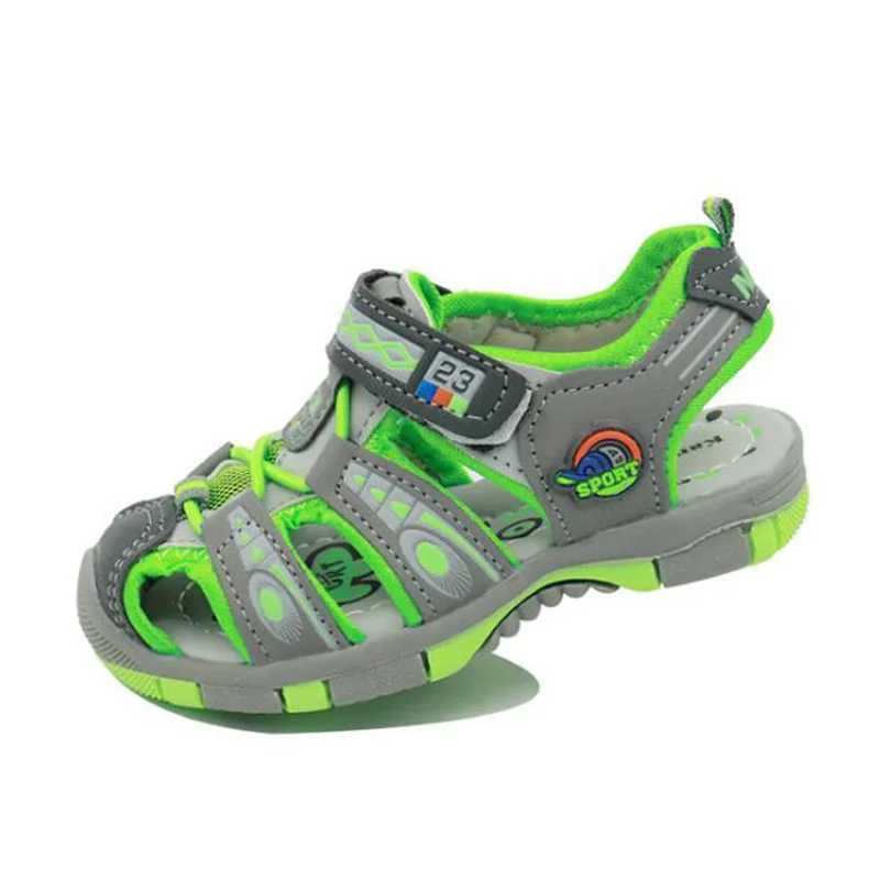 Boys sandals childrens summer anti slip childrens shoes US defense kick beach sandals size 20 to 31 W250108