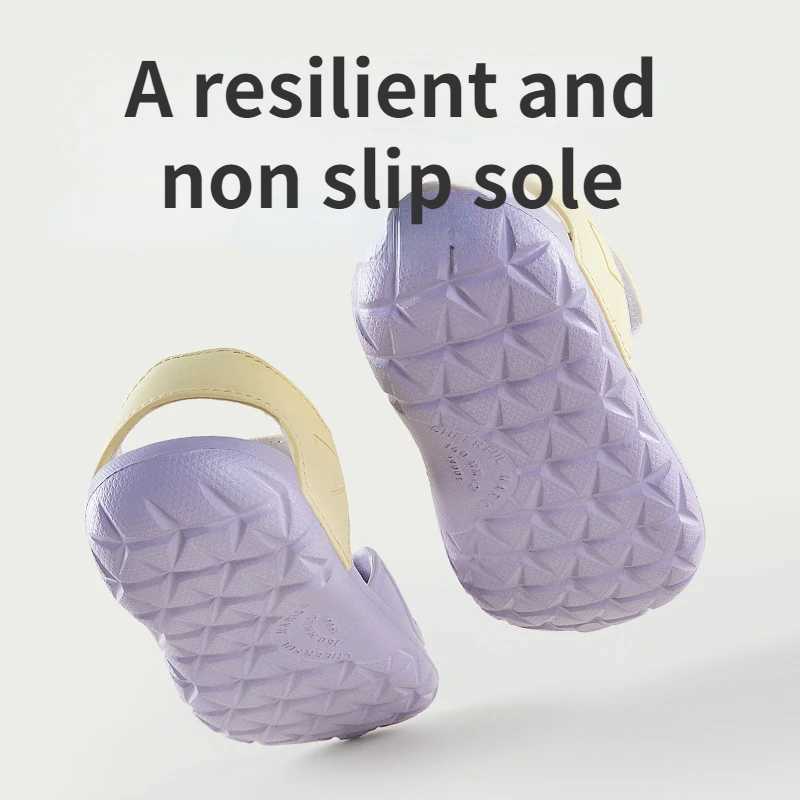 2024 New Childrens Summer Sandals Childrens Garden Shoes Girls Baby Head Sandals Boys Hollow Breathable Sandals W250108