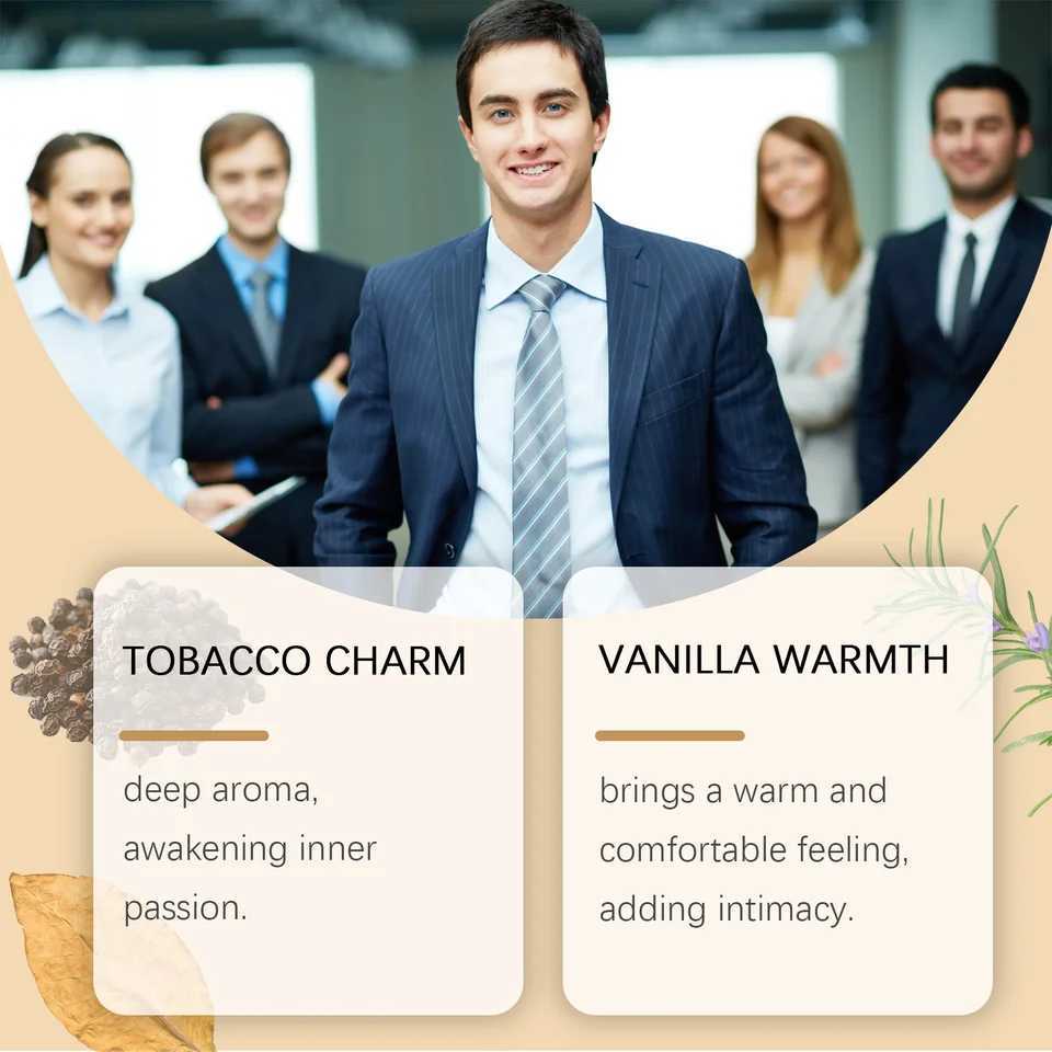 Jazz Perfume Lasting Tobacco Fragrant Release Confidence Charm Natural Re Air ener Wood Fragrance Perfume Gift For MenXJ250109