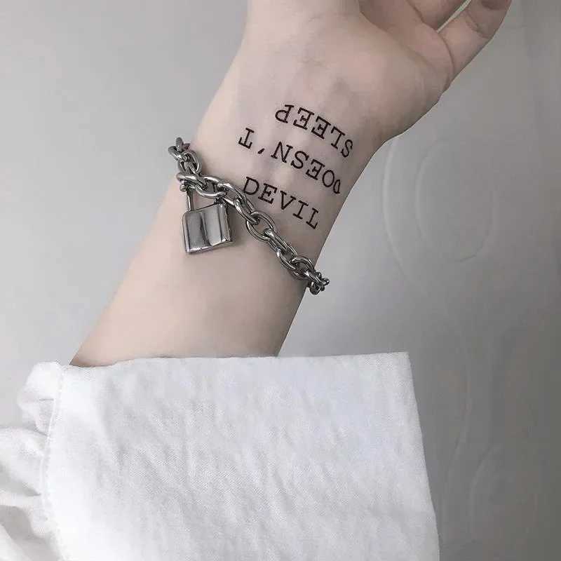 Punk Stainelss Steel Lock Pendant Bracelet Wristband Chunky Link Chain Gothic Lock Bangles for Women Men Fashion Jewelry S485XJ250109