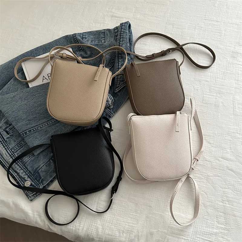 Solid Color Pu Shoulder Bags For Women Girls New Zipper Ladies Crossbody Phe Bag Travel Phe Key Coin Card Storage PouchXJ250108