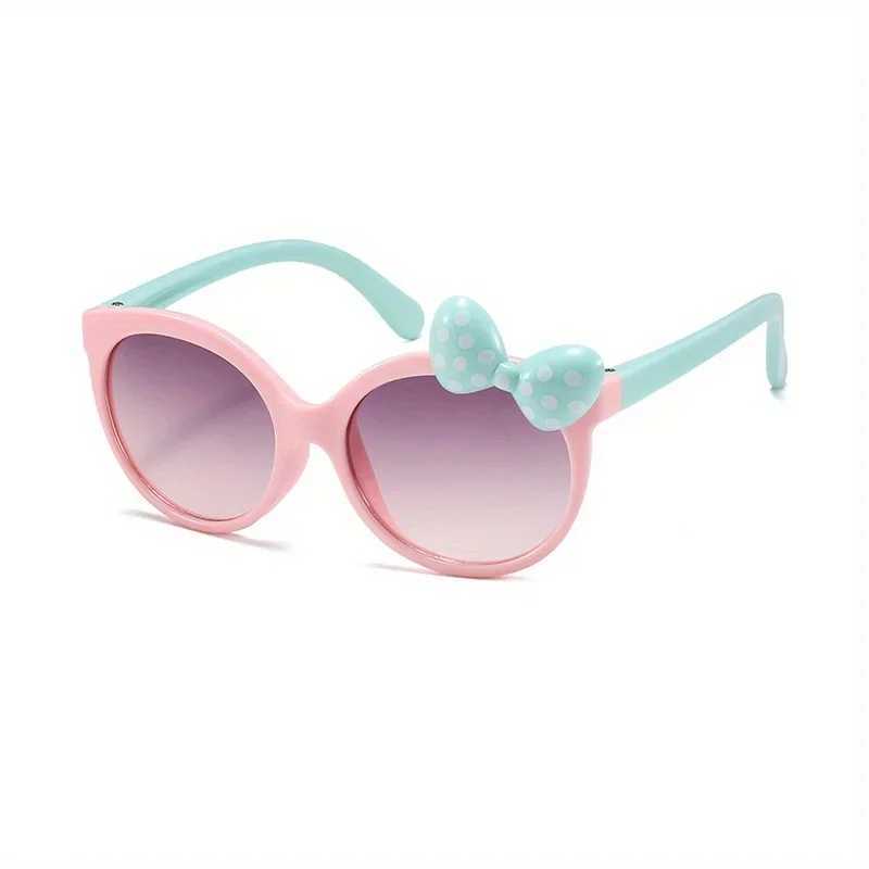 Cute bow sunglasses girls and childrens sunglasses used for climbing outdoor activities W250109