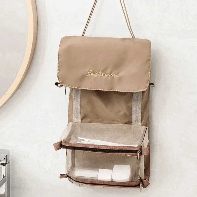 Fashion travel organizer 4-in-1 cosmetic bag set detachable portable storage bag can store cosmetics bathroom etc W250109