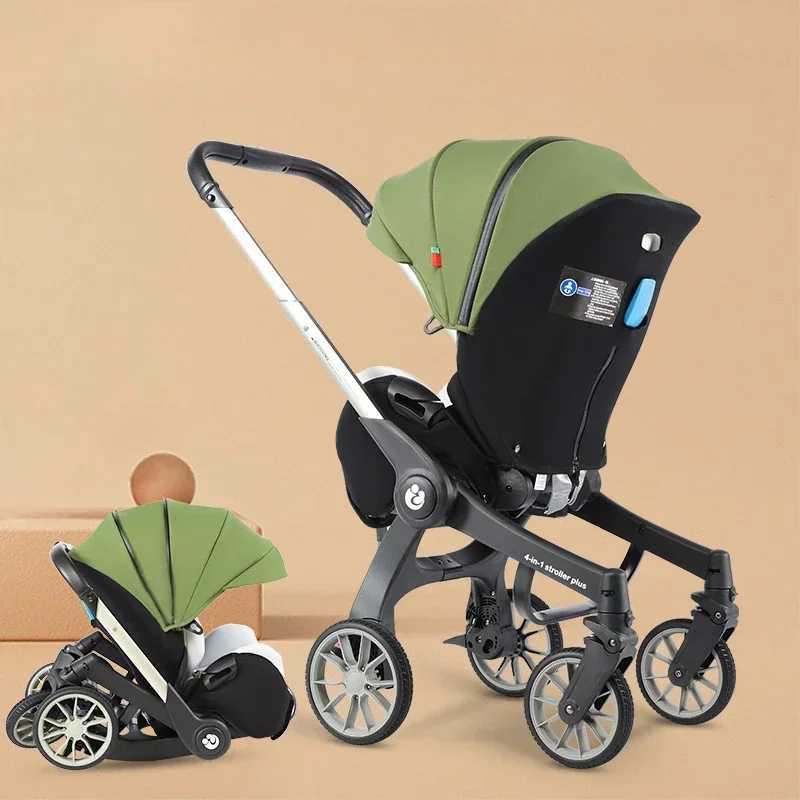 Portable 4-in-1 baby stroller foldable baby stroller seat multifunctional two-way baby stroller foldable travel cart Z250319