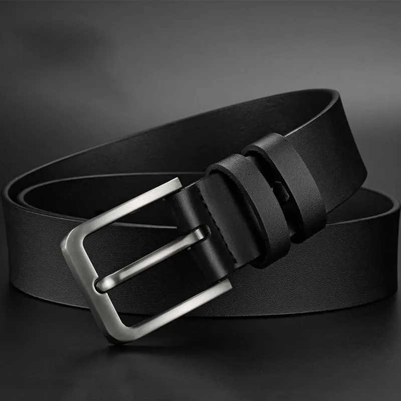 Mens PU leather alloy square buckle business casual belt mens famous brand luxury design jeans black brown mens waist belt W250326