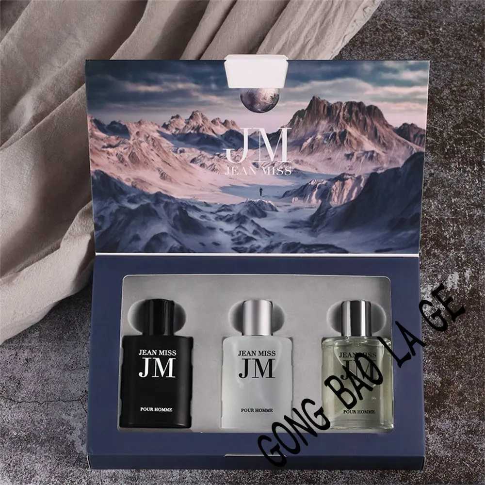 Original 90ml Mens Perfume Gift Box 3pcs Set Fascination Man Colognes Scent Lasting Woody Floral Fragrance Eau De HommeXJ250109