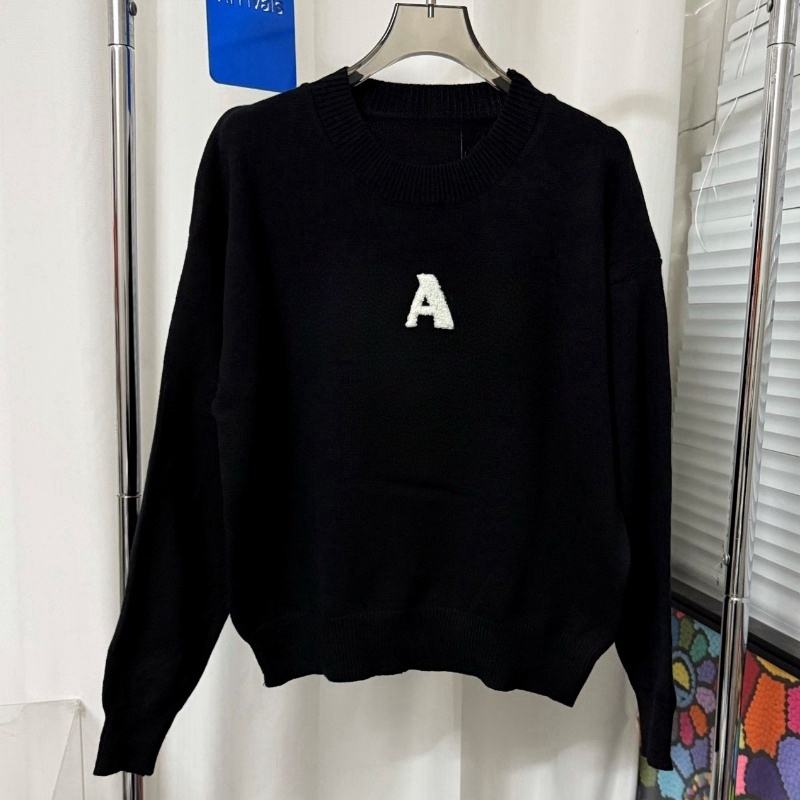 (go off picture not the description) Fashion Designer Sweaters New Fashion Clothing for Women Winter Warm Round Neck Sweater White Brown S/M/L