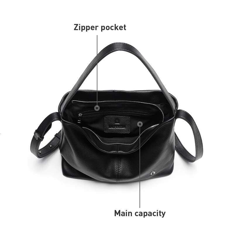 LA FESTIN Original Leather Women's Bags 2024 New Shoulder Fashion Large Capacity Tote Bag