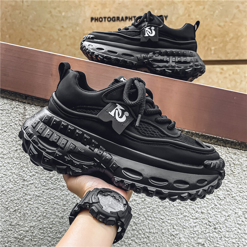 Ddmybear Men Shoes Autumn New Fashion Sneakers High Grade Fried Street Platform Casual Sneaker Height Increasing Sports Shoe Chinese Brand
