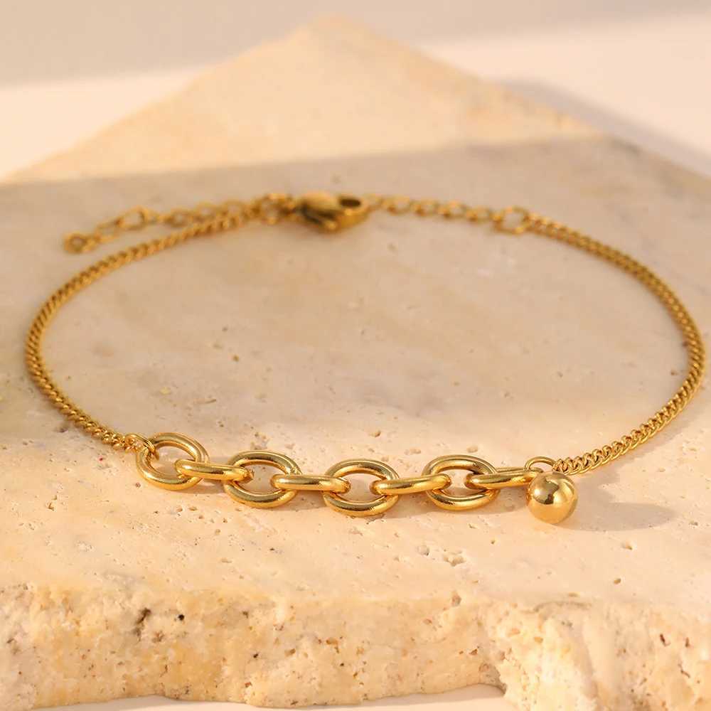Stainl Steel Bracelets New Tren Fine Chain Light Luxury Temperament Minimalist Bracelet For Women Jewelry Birtay GiftsXJ250109