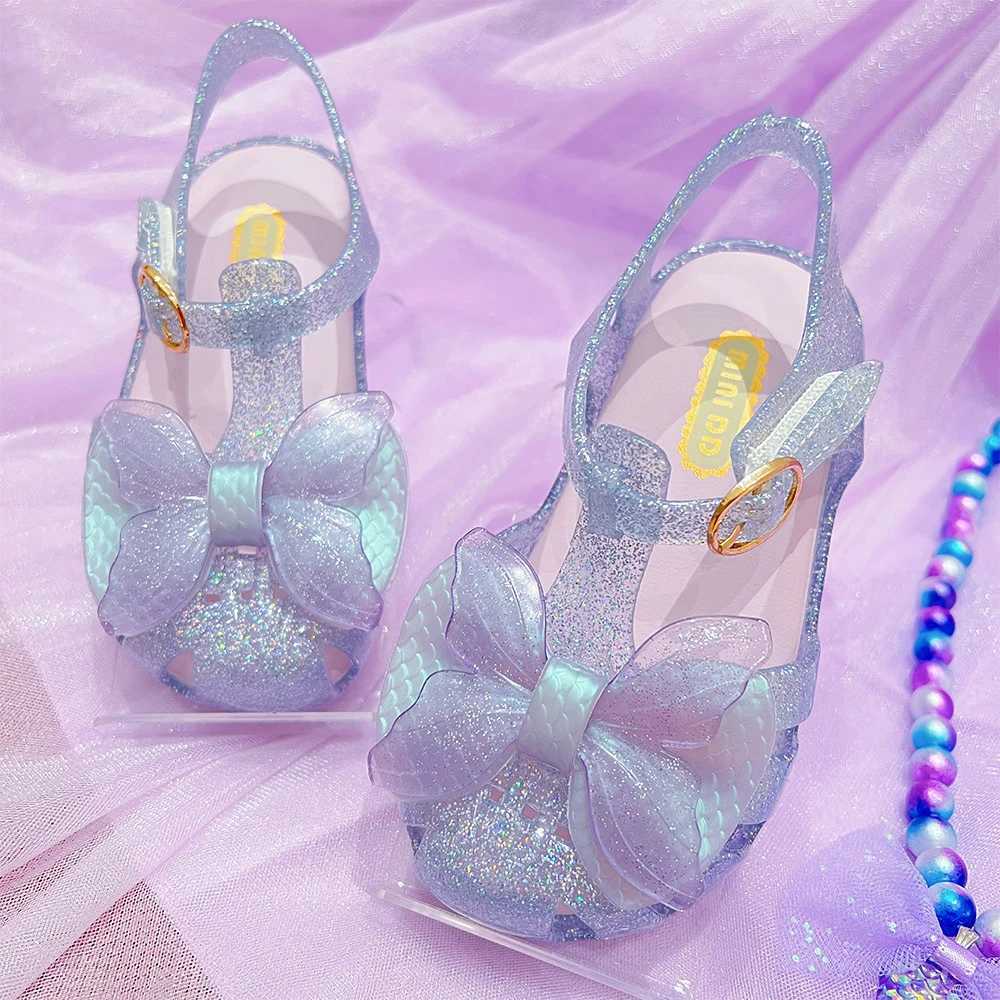 2024 Summer New Childrens Sandals Girls Princess Shoes Baby Sandals Fashion Casual Jelly Shoes W250108