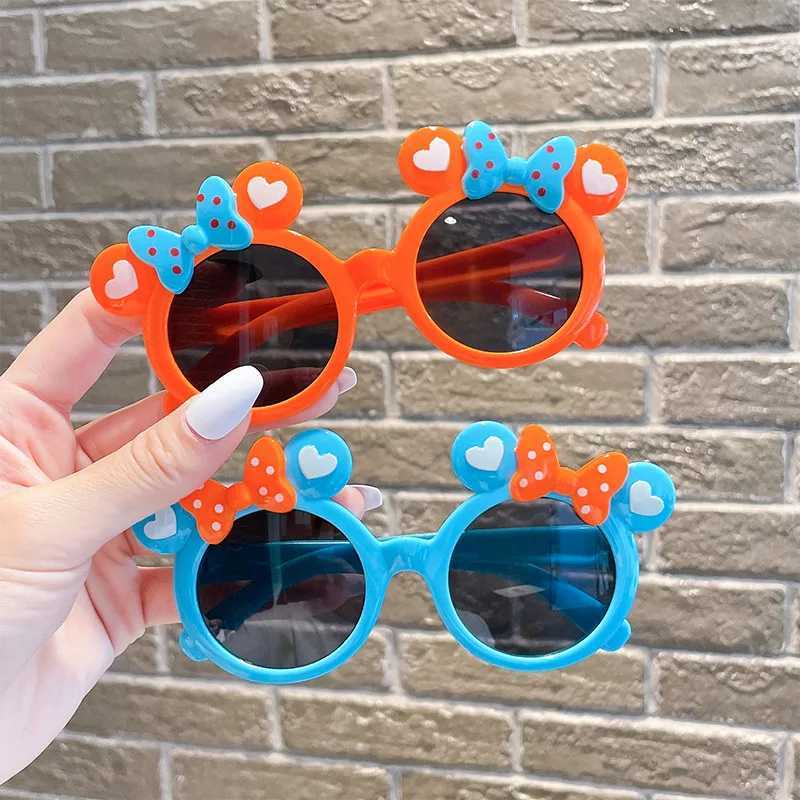 Childrens Cute Sunglasses for Boys and Girls Outdoor Sun Protection Summer Baby Sports Sunshade Glasses Childrens UV400 Sunglasses W250109