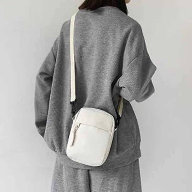 Womens Crossbody Bag Casual Mens Small Shoulder Bag Solid Color Student Cell Phe Bag Mini SahelXJ250108