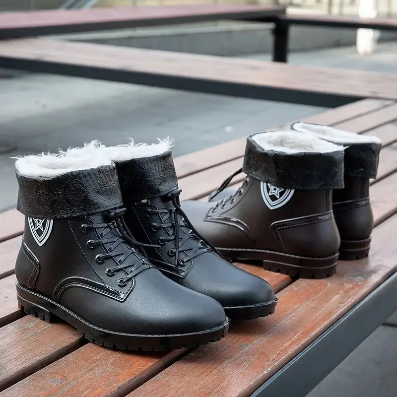 Fashion Waterproof Resistant Man Shoes Fishing Rain Boots for Men Gumboots Loafers Rainy Day Wear-resistant Comfortable Garden 250106