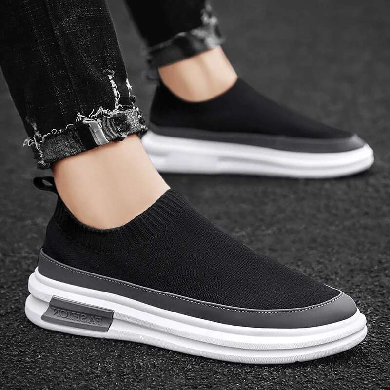 Ddmyoutdoor China Domestic Men S Casual Sneaker Heighten Platform Round Toe Flat Heel Low Top All Match Slip On Walking Fashion New Spring Autumn Main