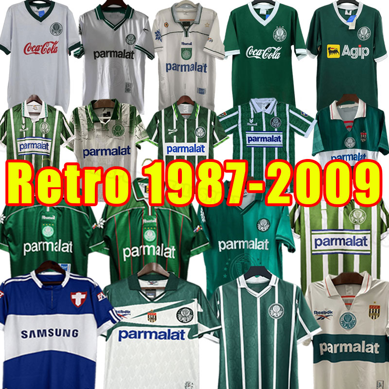 1987 1988 1992 1993 1994 1996 1997 1999 2000 Palmeiras retro soccer jerseys Edmundo Zinho Edilson Rivaldo Evair Roberto Carlos vintage classic football shirt