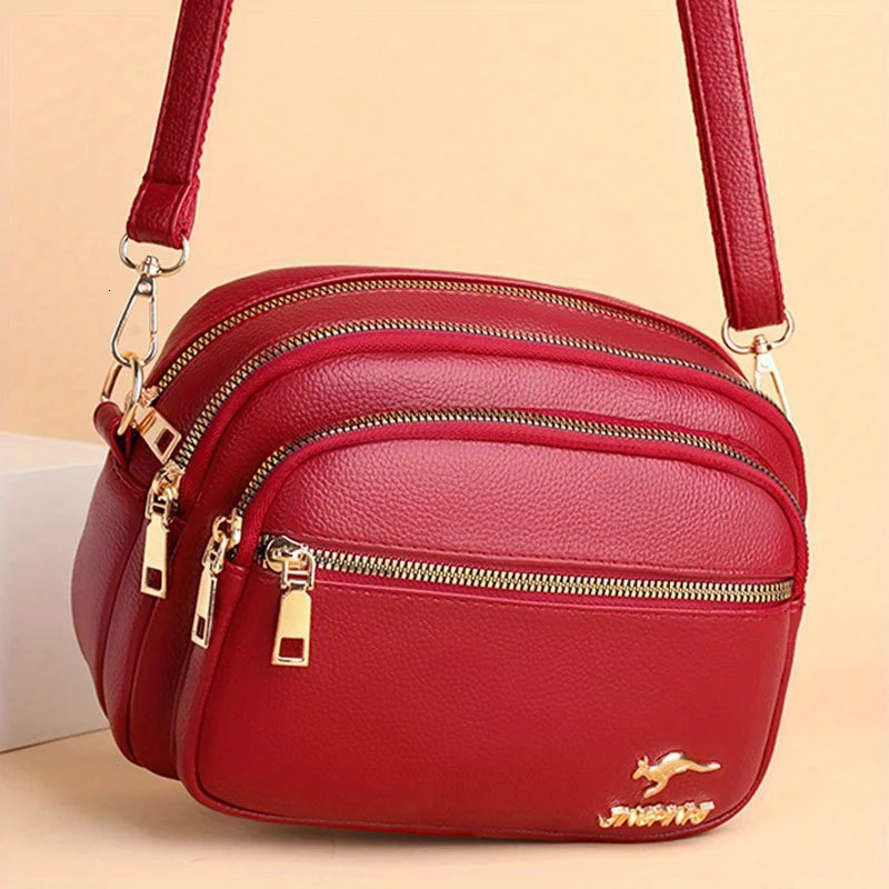Trendy Multi-layered Fashionable Bag For Women Versatile Crossbody Bag Large Capacity For Daily Work Commute. 250106
