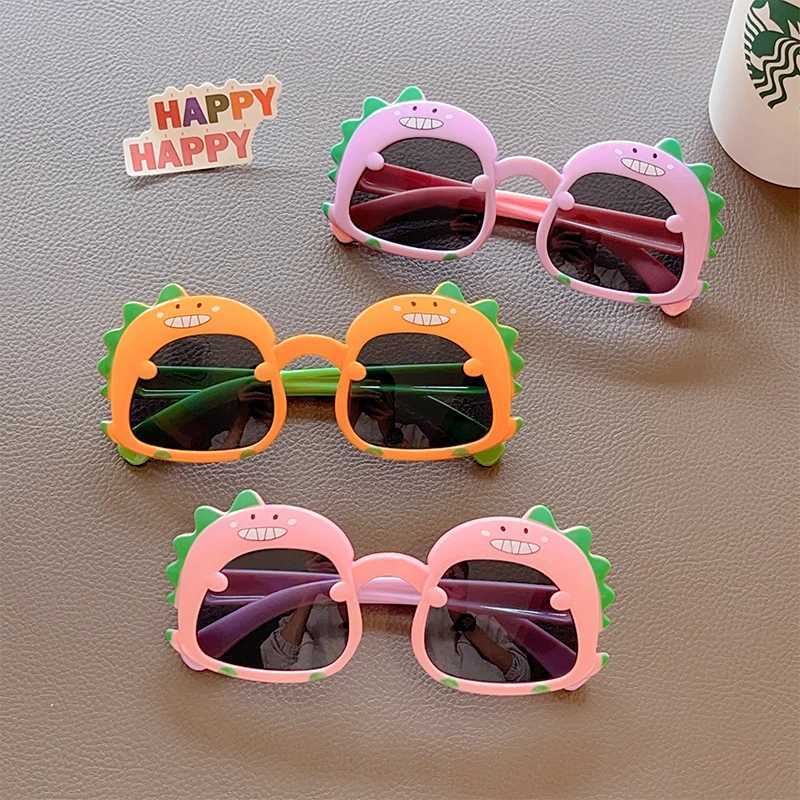 Latest Childrens Cute Animal Dinosaur UV400 Sunglasses for Girls and Boys Colorful Outdoor Cute Childrens Protective Sunglasses W250109