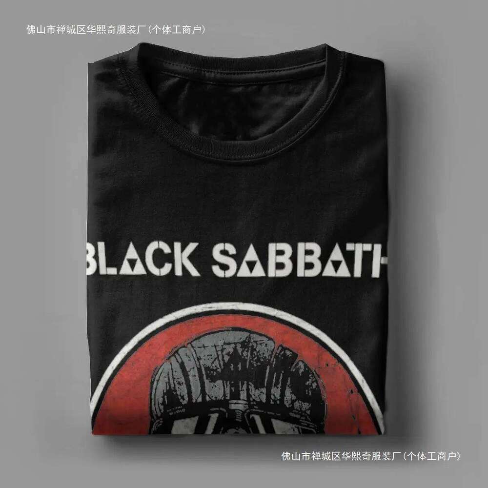 Black Cool Sabbaths T-Shirt Men Leisure 100% Cotton Tee Shir