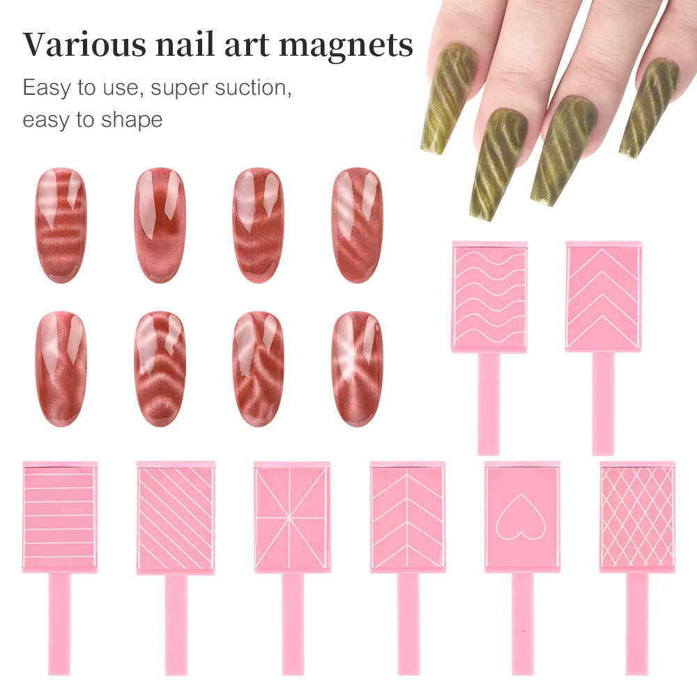 Magnetic Nail Art Stick Cat Magnetic Effect Strong Multi-function Magnet Board Painting Gel Nail Gel Polish Varnish Tools 250107