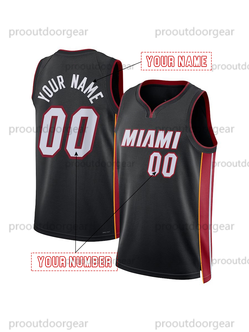 2025 Basketball Jersey Herro Wade 13 Adebayo Jaquez Jr. Custom Jerseys Sleeveless Stitched