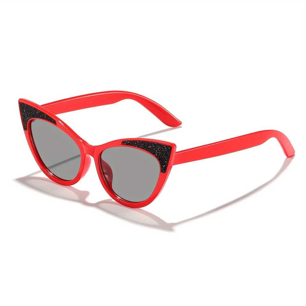 Cute cat eye childrens sunglasses shiny bow sunglasses cute baby glasses trend girl boy glasses W250109